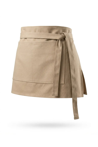 Hubb Kitchen Apron Waterproof Bar Cafe Apron with Pocket Latte Color