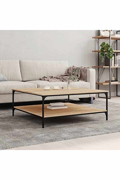 Concept Masă de cafea stejar sonoma 100x100x40 cm lemn prelucrat