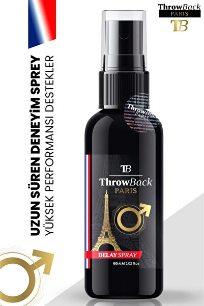 ThrowBack Parıs Premium Uzun Deneyim Erkek Sprey 60 ML