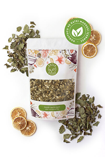 Kayla Gurme شاي النعناع بالليمون - شاي النعناع بالليمون المجفف بدون إضافات أو...