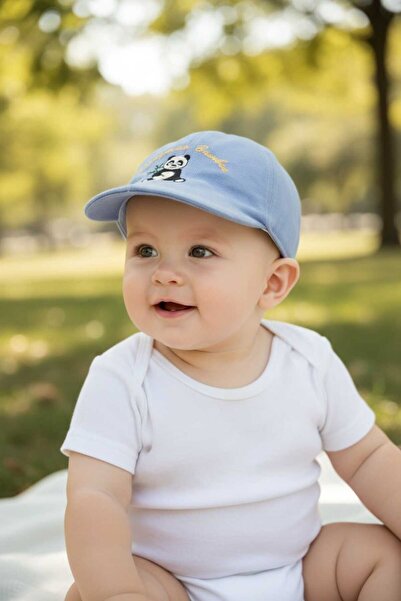 Aware Time 0-12 Ay Erkek Çocuk Arkası Ayarlanabilir Kasket Yazlık Şapka