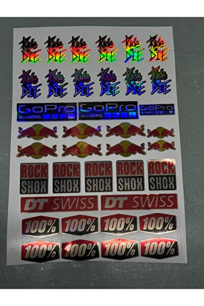 ca kay bu Bisiklet Sponsor Sticker Hologram