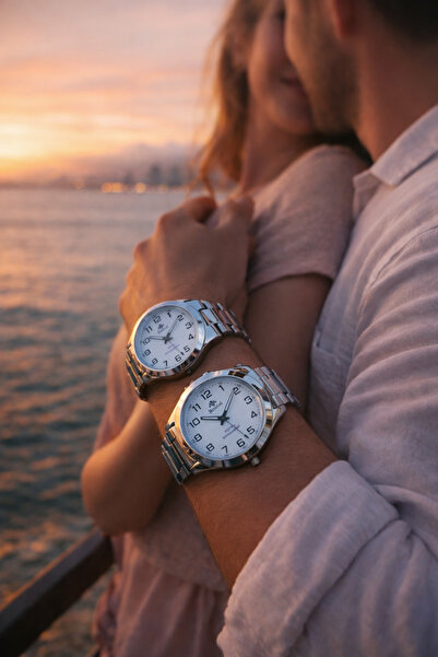 Bentini Çift Saati Erkek Kadın Kol Saati Sevgili Kombin