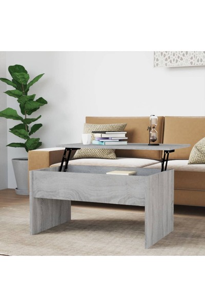 Concept Τραπεζάκι σαλονιού, γκρι sonoma, 80x50,5x41,5 εκ., επεξεργασμένο ξύλο
