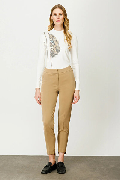 Ekol Pantaloni minimalisti pentru femei - Lungime 7/8 talie înaltă - Casual ș...