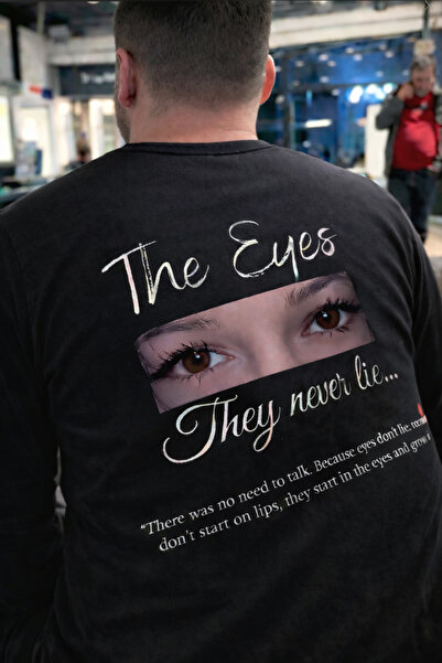 GenelTedarik Sevgililer Günü İçin Kişiye Özel Göz Fotoğraflı Hoodie The Eyes ...