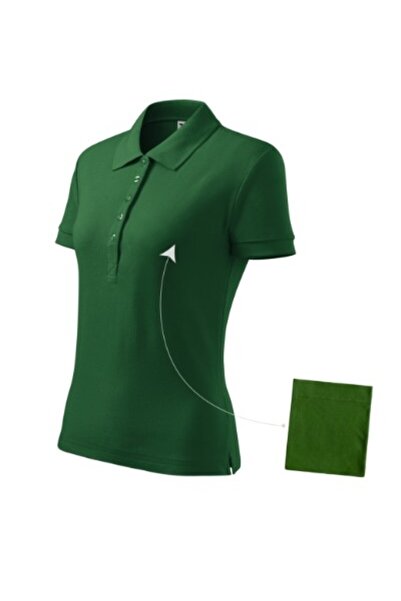 Malfini Tricou polo pentru femei, Bumbac 213, XS Verde sticlă