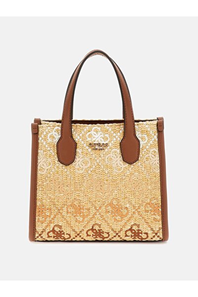 Guess حقيبة يد صغيرة بشعار Silvana 4G