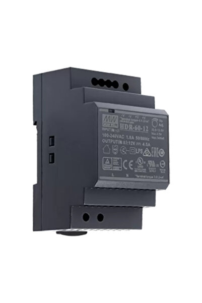 Meanwell Sursă de alimentare în comutație, 12V / 4.5A, șină DIN - MEAN WELL H...