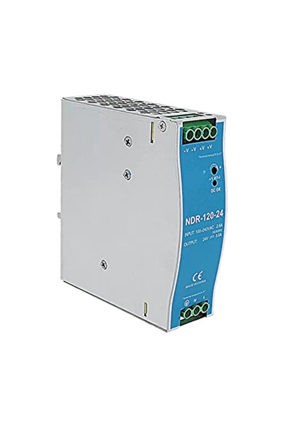 Meanwell Sursă de alimentare în comutație, 24V / 5A, șină DIN - MEAN WELL NDR...