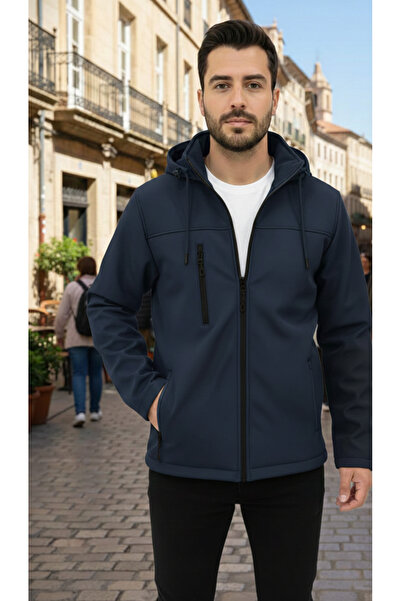 zeyra Erkek içi polarli su ve rüzgar geçirmez softshell mont