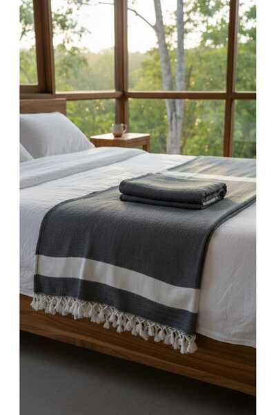 DNRYSL 100% Cotton Single Tassel Pique, Bedspread 160X220 cm