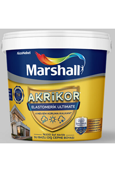 Marshall Akrikor Elastomerik Ultimate Dış Cephe Boyası Beyaz 2,5L