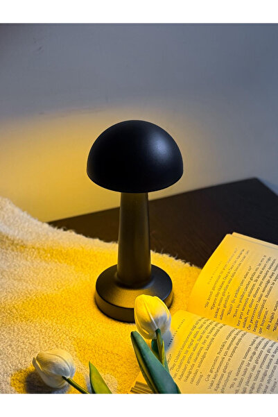 Cata LİZBON ŞARJLI MASA LAMBASI (SİYAH)