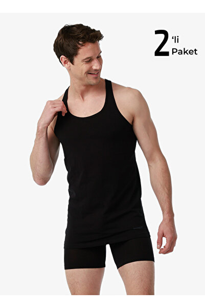 Blackspade Erkek Spor Atlet 2li Paket Tender Cotton 9676 - Siyah