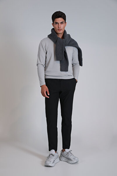 Lufian Luta Spor Erkek Chino Pantolon Slim Fit Siyah