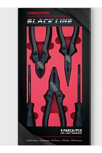 İzeltaş 5 PARÇA (BLACK LINE) SET