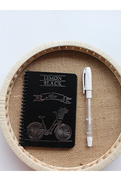 baddin aksesuar دفتر ملاحظات Black Bullet Journal - قطعتين، 30 ورقة سلكية، صفحة