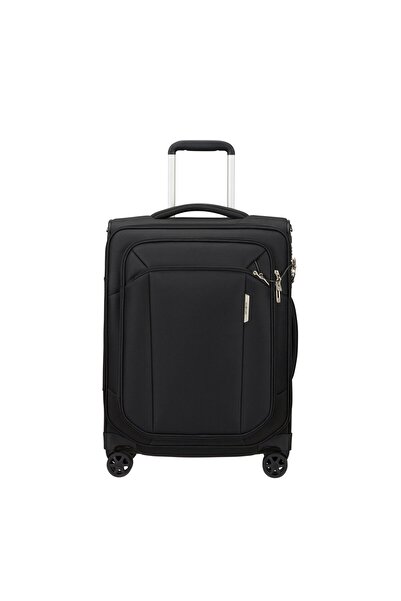 Samsonite Siyah Spinner Respark 4 Tekerlekli 55 cm Kabin Boy Valiz