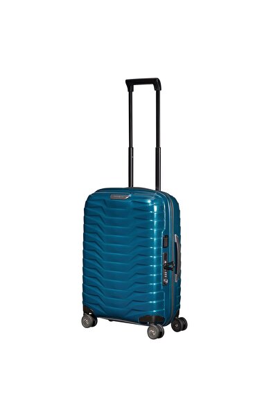 Samsonite Lacivert Proxis - Spinner 4 Tekerlekli Körüklü Kabin Boy Valiz 55cm