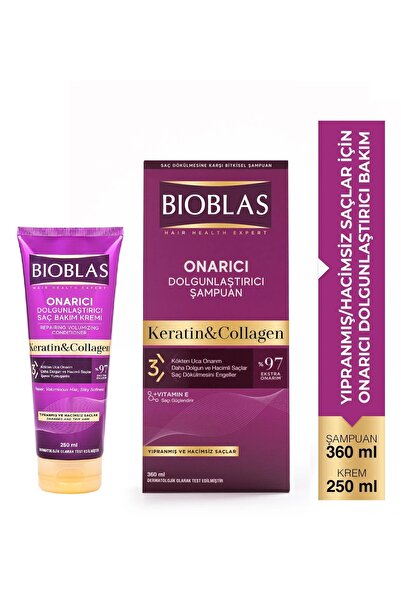 Bioblas Collagen&keratin Şampuan 360 Ml+bakım Kremi 250 Ml