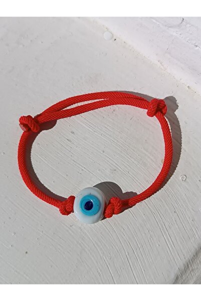 La fee aksesuar Marteniçka Tekli Arkadaşlık Şans Marteniçka Kırmızı Ip Bilekl...