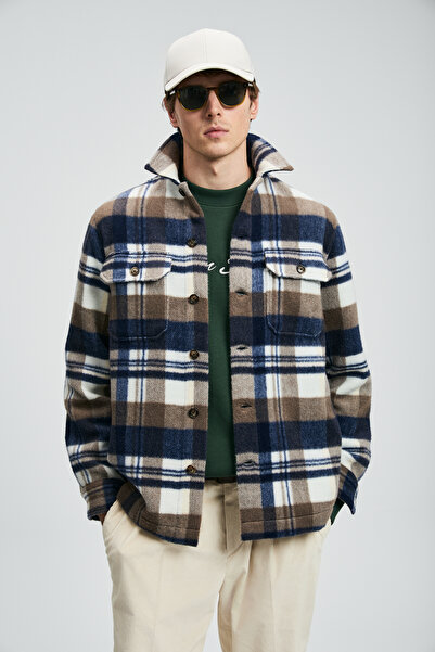 Lufian Cămașă pentru bărbați Joseph basic Regular Fit maro