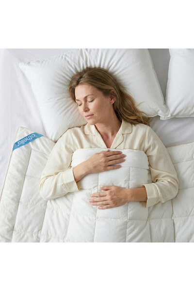 OTHELLO Crowna Pamuk Kumaş Jakarlı Çeyizlik Yorgan 220x240 Cm