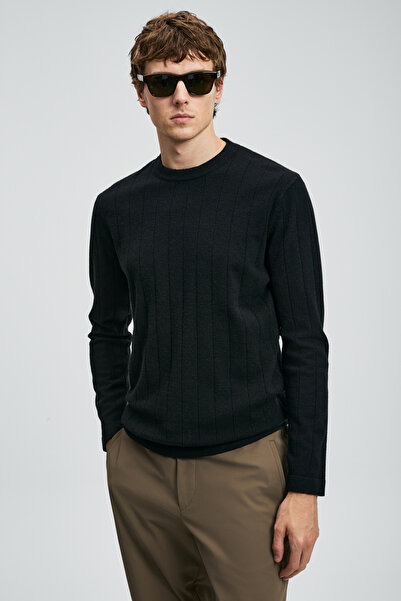 Lufian Kent Erkek Kazak Siyah