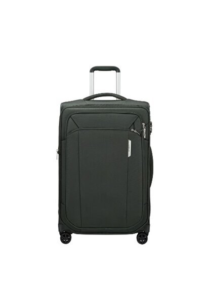 Samsonite Yeşil Respark Spinner - Körüklü 4 Tekerlekli Orta Boy Valiz 67 cm