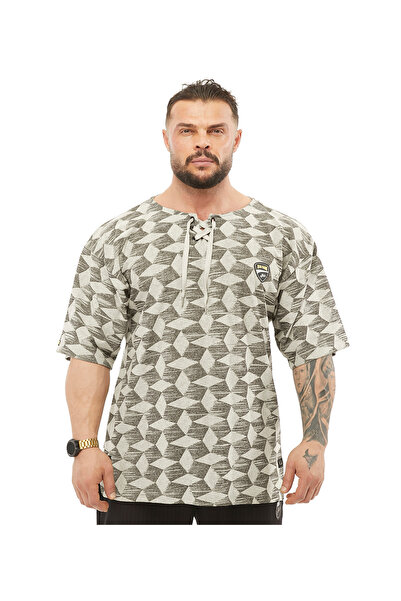 Big Sam Φαρδιά μπλούζα με κορδόνια Natural T-shirt 2815
