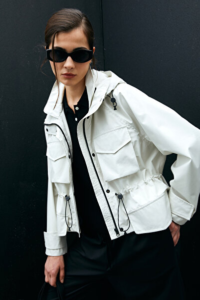 Lufian Level Kadın Dış Giyim Ekru