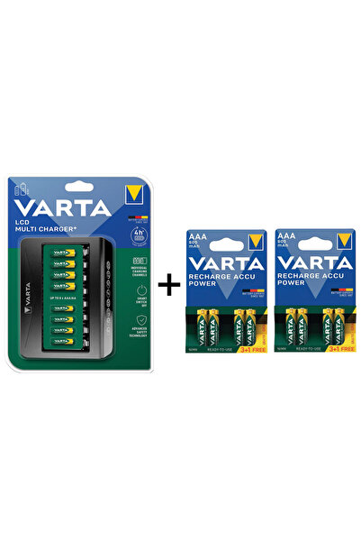 Varta Pachet Incarcator Acumulatori LCD Multi Charger+ 57681 si 8 Acumulatori...