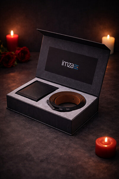 İmza Set portofel cu centură neagră 1048240100