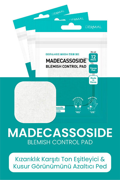 Dermal Madecassoside Yatıştırıcı Leke Kontrol Tonik Pedi 12 Adet