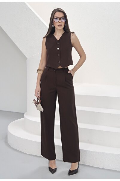 MAXXANA Lined Vest and Pants Set