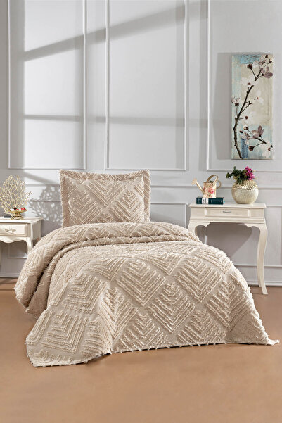 DANTEELHOME Valencia 2-Piece Single Bedding Set Beige