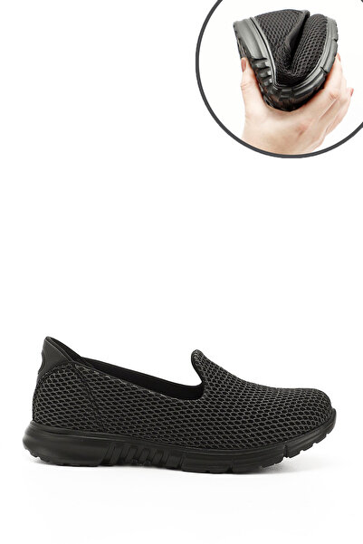 GÖNDERİ(R) Pantofi confortabili pentru femei, gri, cu branțuri din spumă cu m...