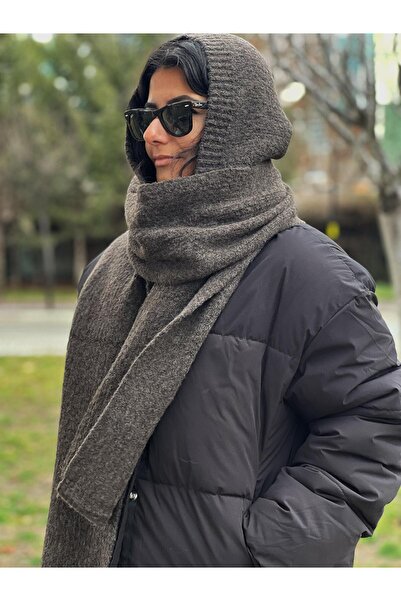 MODA KAPÜŞONLU ATKI