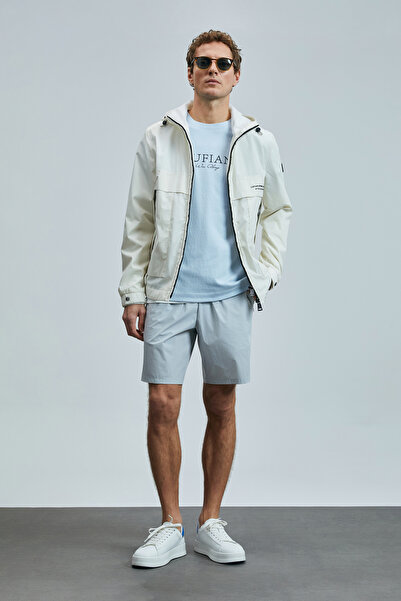 Lufian Second Erkek Şort Eşofman Taş