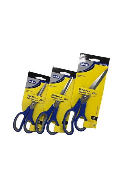 Mas Force Office Scissors Set 3 (25cm-22cm-20cm)