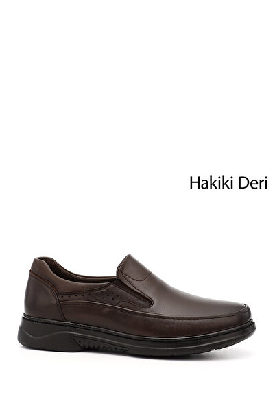 GÖNDERİ(R) Men's Brown Antique Genuine Leather Comfort Shoes