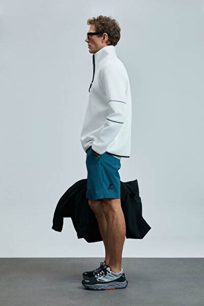 Lufian Second Erkek Şort Eşofman Mavi