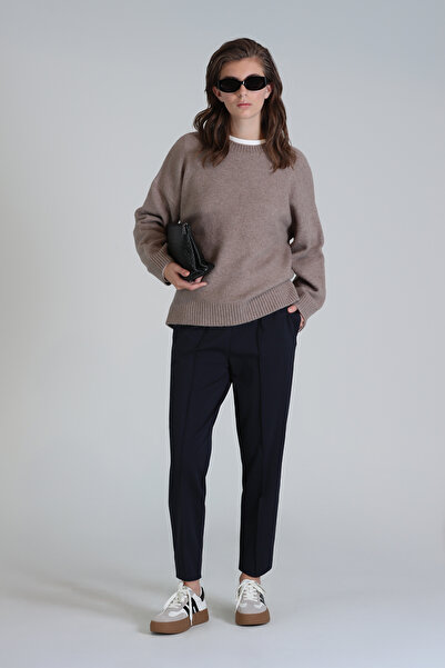 Lufian Navy Blue Skala Women's Trousers