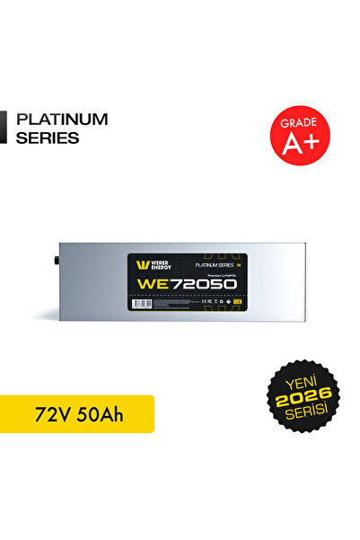 WERER ENERGY 72V 50Ah LiFePO4 Platinum Series Bluetooth'lu Lityum Demir Fosfa...
