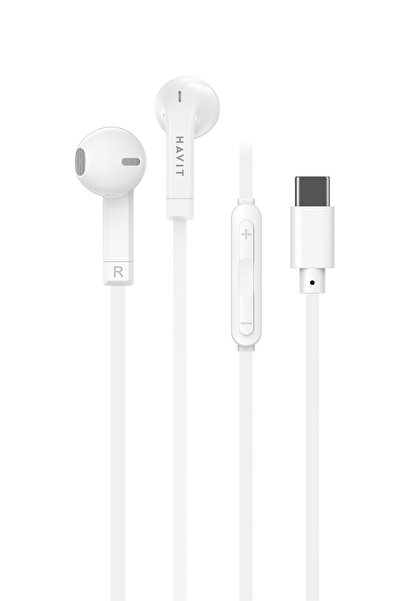 Havit E336C Type-C Kablolu Kulak İçi Kulaklık – 14.2mm Sürücü, Yüksek Ses Kal...