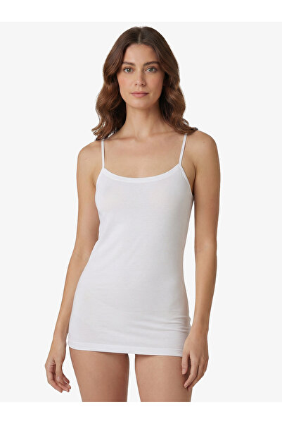 Blackspade Kadın Atlet Aura Satin 1404 - Beyaz