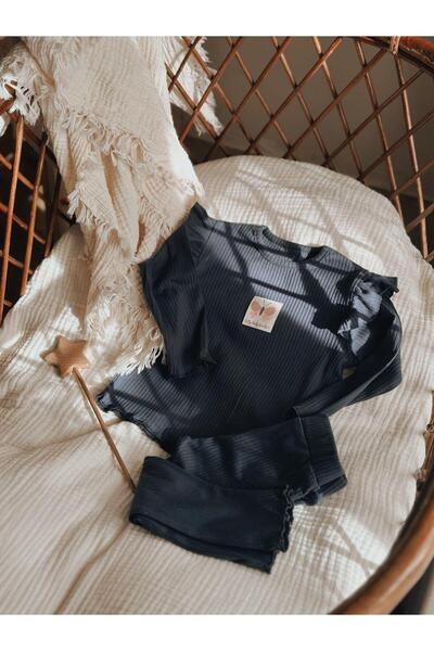 Cigit Set de fete de sezon cu etichetă detaliată 1-10 ani bleumarin