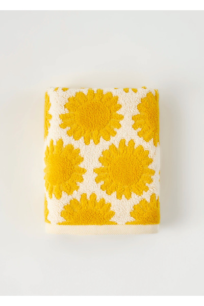 Bella Maison %100 Pamuk Sunny Yüz Havlusu Sarı (50x70 cm)