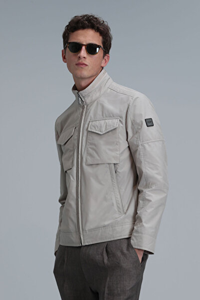 Lufian معطف سكوت للرجال بيج